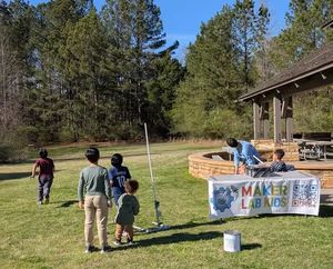 Rocket launch event at Goshen Valley