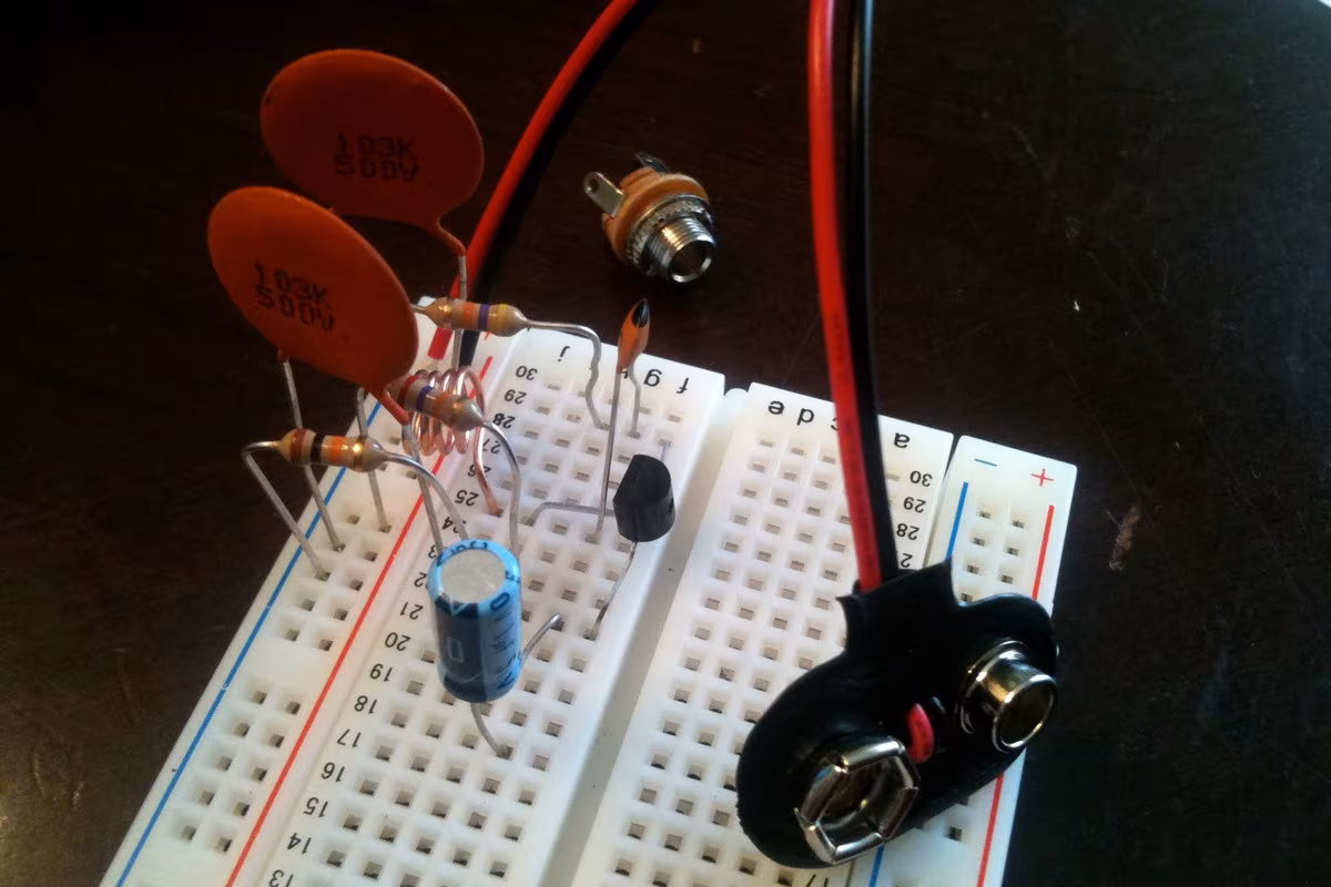 Flip-flop circuit demonstration