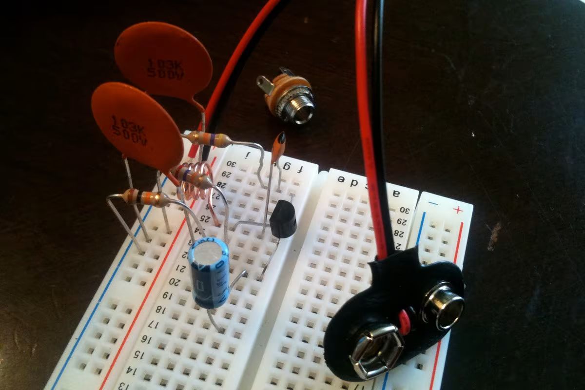 Flip-flop circuit demonstration